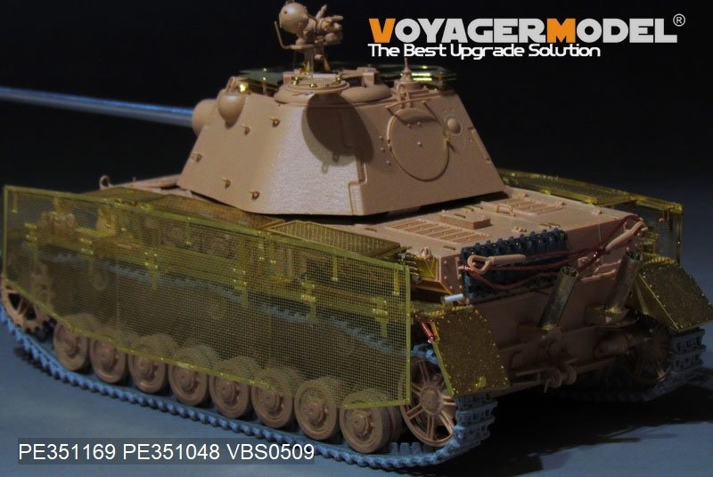 Voyager modèle PE351169 WWII allemand Pz.Kpfw.IV Ausf.J (mit tourelle Panther F) (pour RFM 5068) 1/35 – image 3