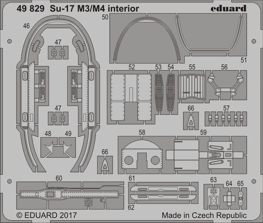 Eduard 49829 Su-17 M3/ M4 intérieur KITTY HAWK 1/48 – image 2