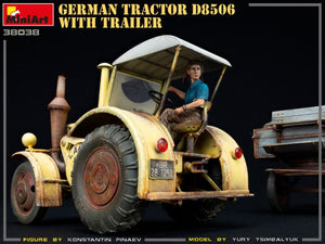 MiniArt 38038 German Tractor D8506 with trailer 1/35 – immagine 9