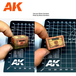 AK Interactive AK8230 LASER CUT WOODEN BOX 004 BIOHAZARD (3 UNITS) 1/35 – immagine 6