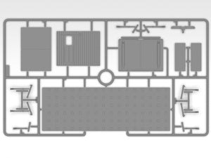 ICM 53201 Universal Military Pod and M8A1 US Landing Mat 1/35 – immagine 4