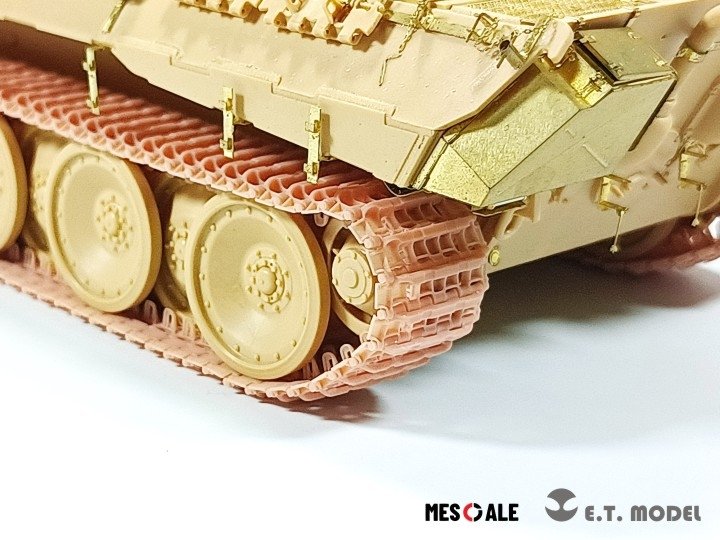 E.T. Model P35-002 P35-002 WWII German Pz.Kpfw.V &amp;quot;PANTHER&amp;quot; Early Workable Track (3D Printed) 1/35 – immagine 7