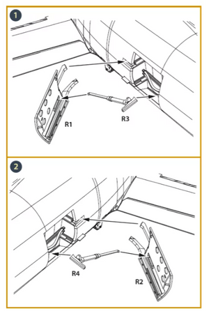 Clear Prop! CPA48051 F-86A air brakes for CP kits 1/48 – immagine 3