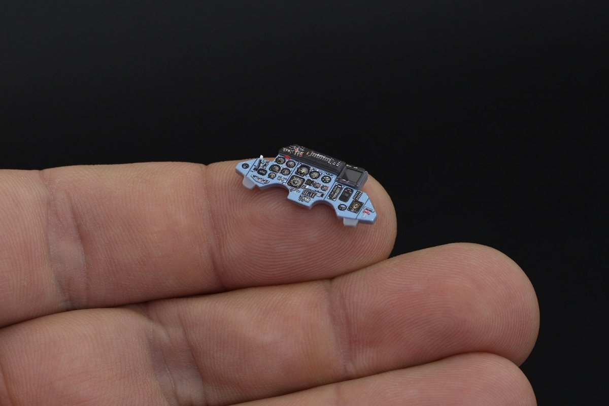 Quinta Studio QD48203 Su-27 3D-Printed &amp;amp; coloured Interior on decal paper ( Hobby Boss ) 1/48 – imagen 3