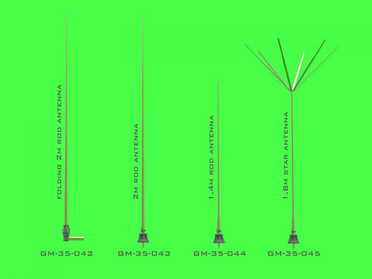 Master GM-35-043 German WWII 2m rod antenna (for Fu 5 radio set) (1pcs) 1/35 – Bild 6