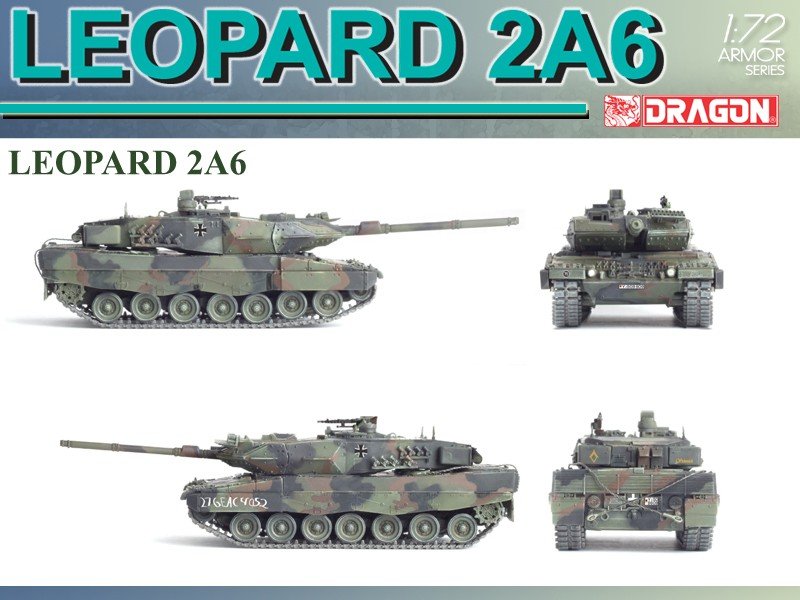 Dragon 7232 Leopard II A6 1/72 – immagine 2