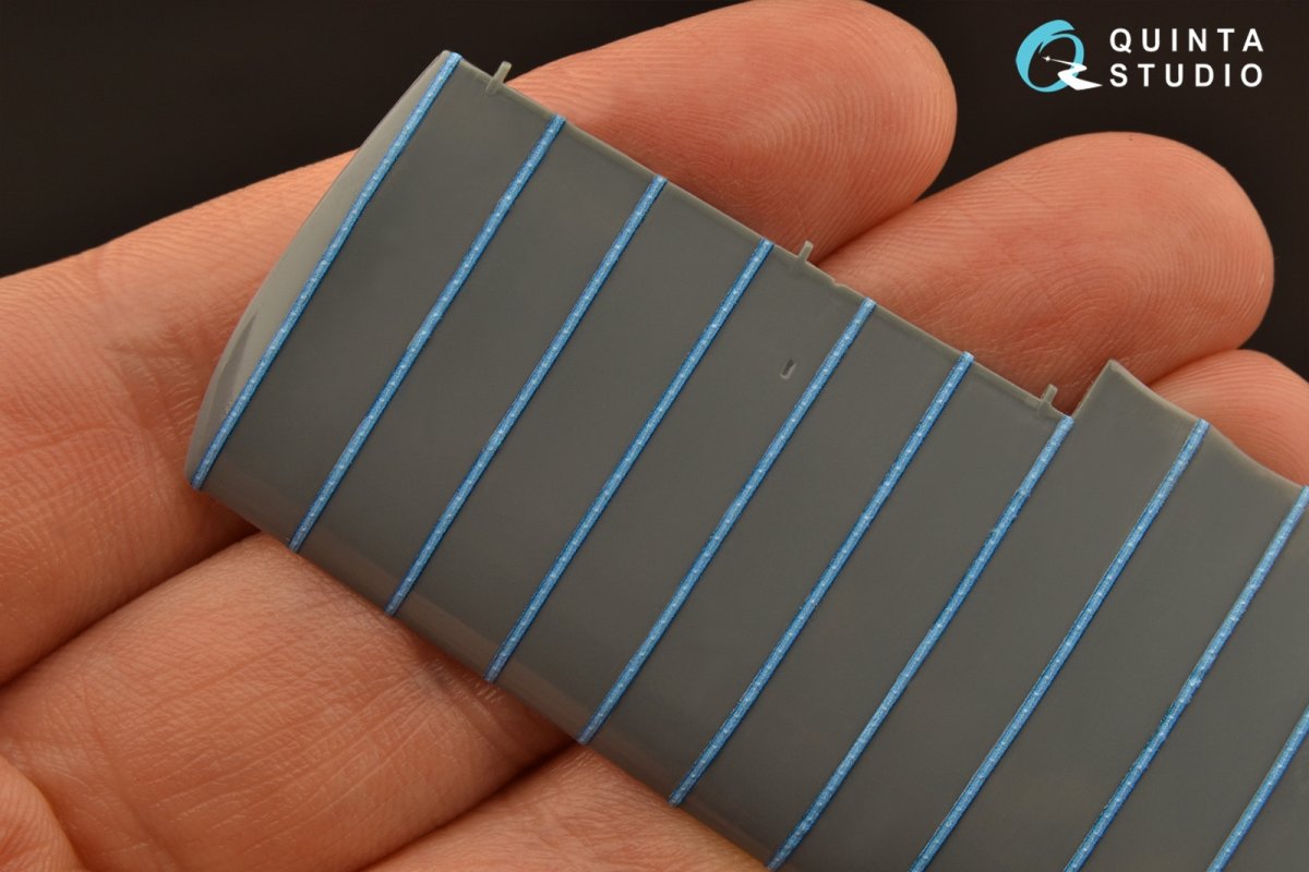 Quinta Studio QP48004 Blue rib tapes for Fokker Dr.(F)I-D.VII 1/48 – immagine 7