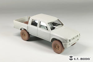 E.T. Model P35-163 PICK UP Truck Sagged Wheels Type.2 1/35 – immagine 8