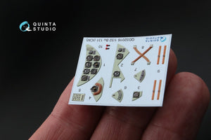 Quinta Studio QD32016 Bu 131 3D-Printed &amp;amp; coloured Interior on decal paper (for ICM kit) 1/32 – immagine 2