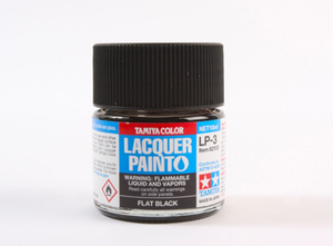 Tamiya 82103 LP-3 Flat black 10ml – immagine 3