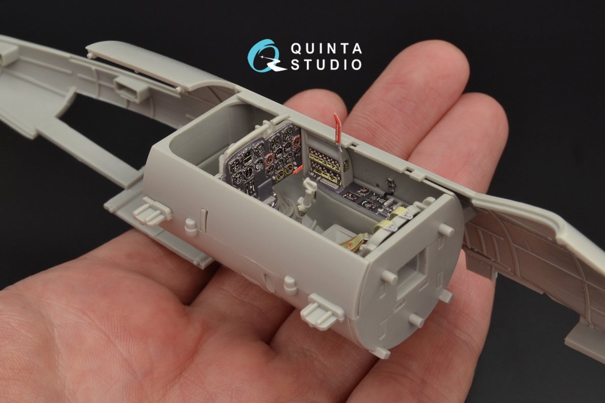 Quinta Studio QD32059 Me-262A 3D-Printed &amp;amp; coloured Interior on decal paper (for Trumpeter kit) 1/32 – immagine 5