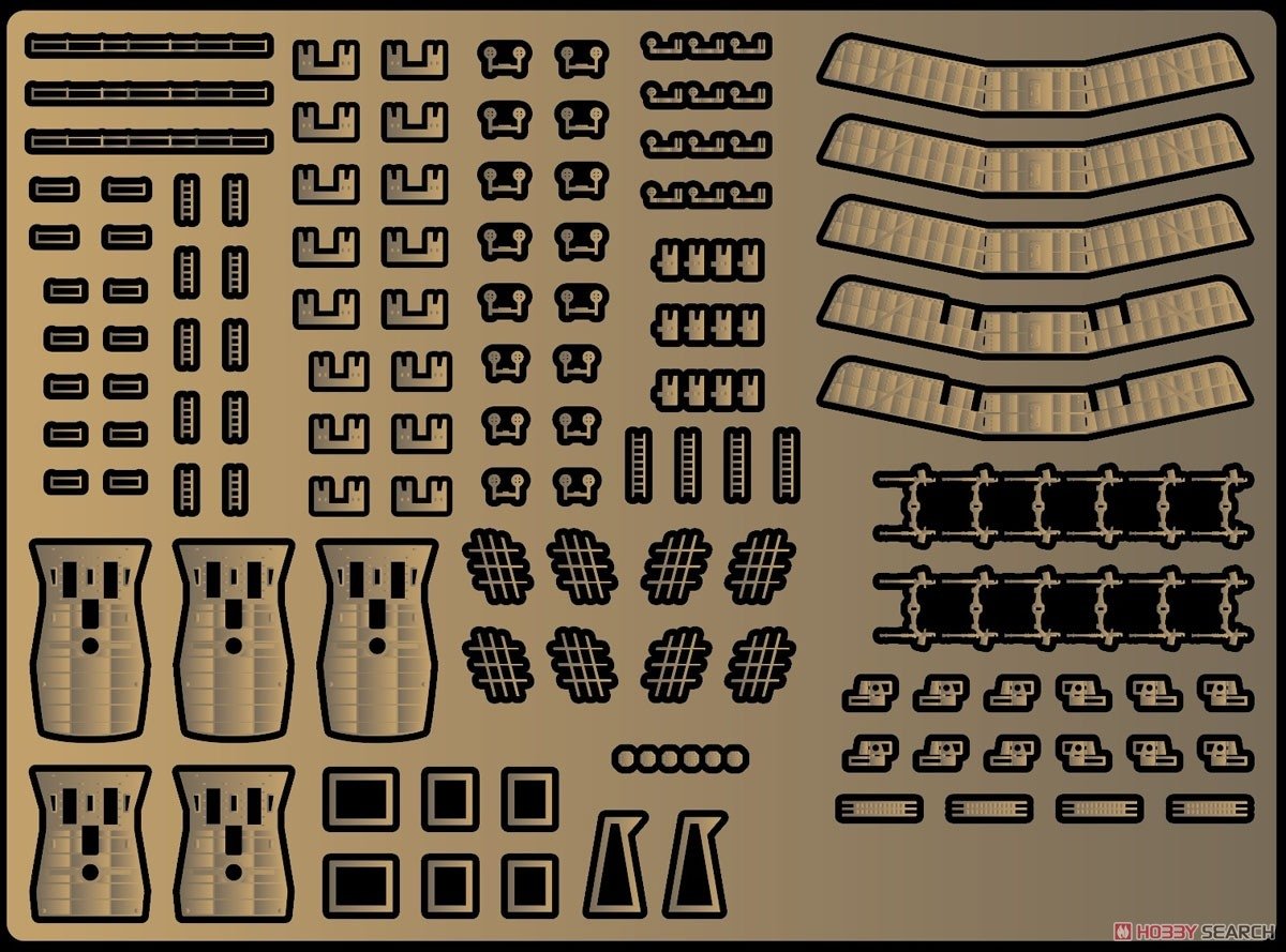 Fujimi 433172 TOKU-99 EX-1 Photo-Etched Parts for IJN Heavy Cruiser Ibuki 1/700 – zdjęcie 2
