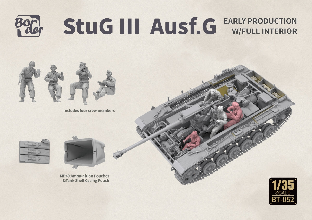 Border Model BT-052 StuG III Ausf. G Early Production Version 1/35 – zdjęcie 4