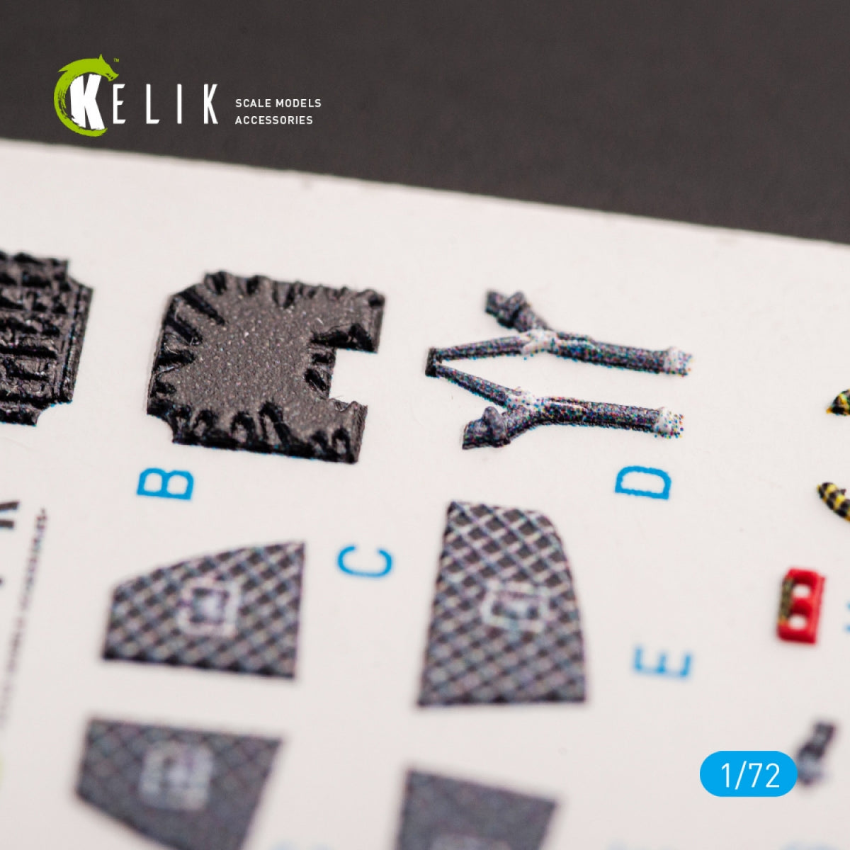KELIK K72055 F-15E STRIKE EAGLE - INTERIOR 3D DECALS FOR REVELL KIT 1/72 – immagine 6