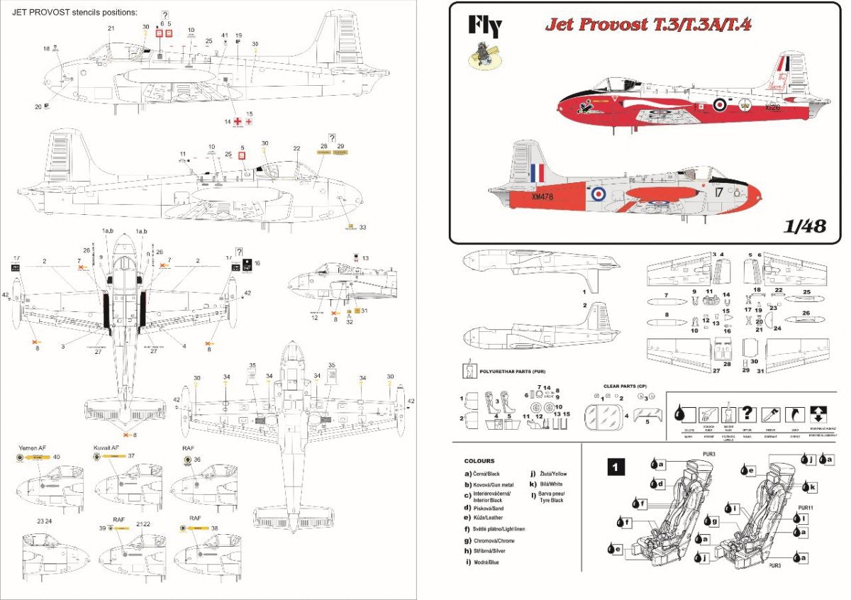 Fly 48017 Jet Provost T.3/T.3A 1/48 – immagine 12