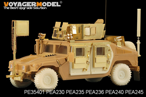Voyager Model PEA245 Modern HUMVEE/DUMVEE family Super Swaper wheels w/spare wheel (GP) 1/35 – immagine 6
