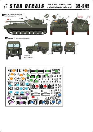 Star Decals 35-945 Véhicules blindés post-URSS 1/35 – image 2