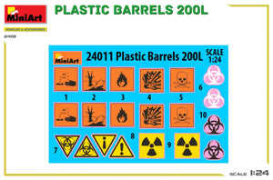 MiniArt 24011 FÛTS EN PLASTIQUE 200L 1/24  – image 2