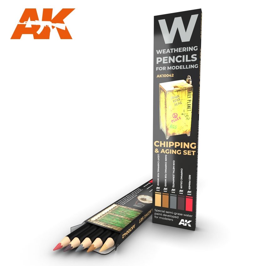 AK Interactive AK10042 CHIPPING &amp;amp; AGING SET