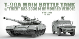 Suyata NO-002 T-90A Char de combat principal et « Tigre » Gaz-233014 Véhicule blindé 1/48 – image 2