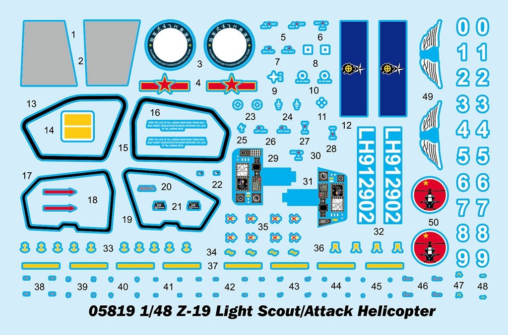 Trumpeter 05819 Z-19 Light Scout / Attack Helicopter 1/48 – image 4