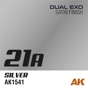 AK Interactive AK1565 DUAL EXO SET 21 – 21A SILVER &amp;amp; 21B GUN METAL – image 2
