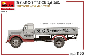 MiniArt 38079 3t CARGO TRUCK 3,6-36S. PRITSCHE-NORMAL-TYPE 1/35 – immagine 15