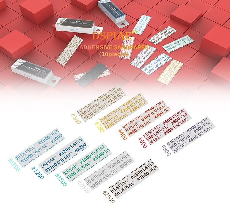 DSPIAE MSP-1500 #1500 DIE-CUTTING ADHESIVE SANDPAPER / PAPIER ŚCIERNY SAMOPRZYLEPNY – immagine 6