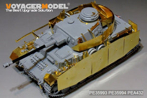 Voyager Model PEA432 WWII German Pz.Kpfw.IV Ausf.G (LateProduction) Schurzen (For Border 35001) 1/35 – zdjęcie 3
