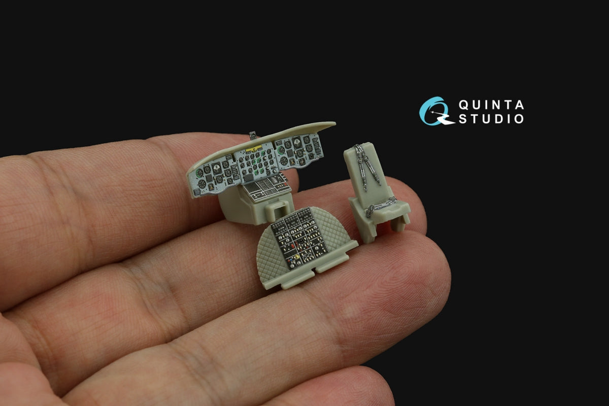 Quinta Studio QD72174 CH-47A 3D-Printed coloured Interior on decal paper (Trumpeter) 1/72 – immagine 9