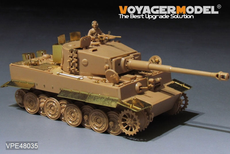 Maquette Voyager VPE48035 Char Tiger I allemand de la Seconde Guerre mondiale, production tardive, pour Tamiya 32575, échelle 1/48 – image 2