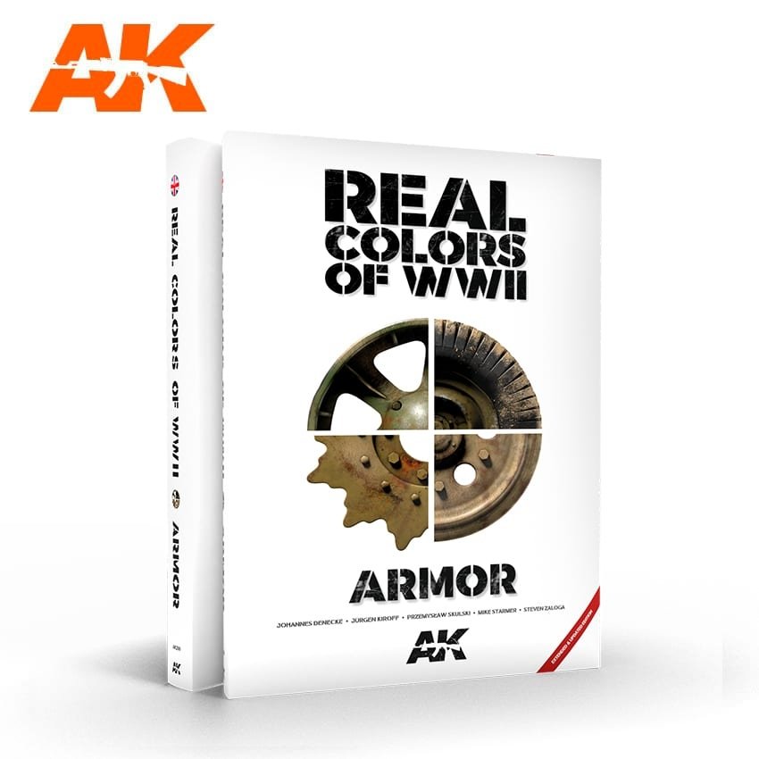AK Interactive AK299 COULEURS RÉELLES DES ARMURES DE LA SECONDE GUERRE MONDIALE – NOUVELLE 2E VERSION AMÉLIORÉE ET MISE À JOUR (EN)