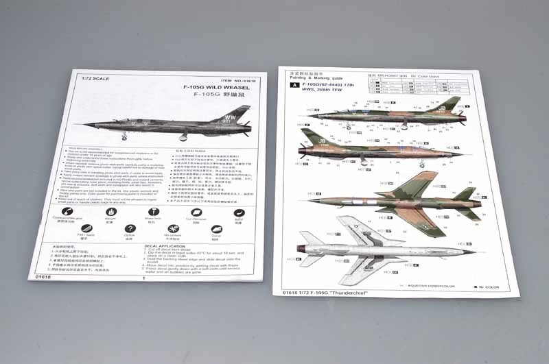 Trumpeter 01618 F-105G THUNDERCHIEF 1/72 – immagine 3