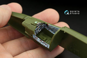 Quinta Studio QDS-48249 Su-25 3D-Printed &amp;amp; colored Interior on decal paper (Zvezda) 1/48 – immagine 4