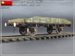 MiniArt 35303 Soviet Railway Flatbed 16,5-18t 1/35 – Bild 9
