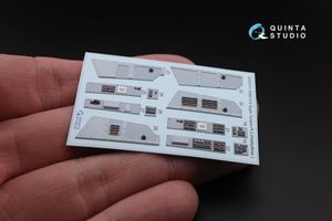 Quinta Studio QD48101 EMB-314 Super Tucano 3D-Printed &amp;amp; coloured Interior on decal paper (for HobbyBoss kit) 1/48 – imagen 9