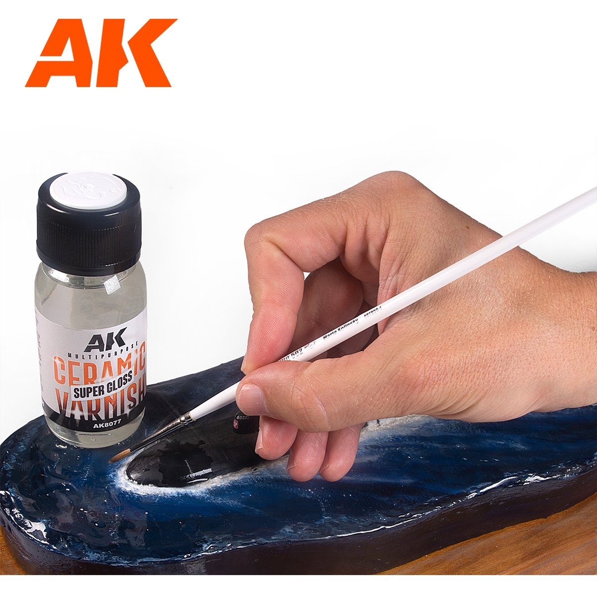 AK Interactive AK8077 MULTIPURPOSE CERAMIC VARNISH (SUPER GLOSS) – imagen 2