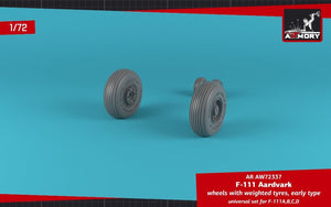 Armory Models AW72337 Roues Aardvark F-111A/B/C/D avec pneus lestés 1/72 – image 3
