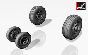 Armory Models AW72014 Mikoyan МiG-23,23P(early) wheels 1/72 – immagine 2