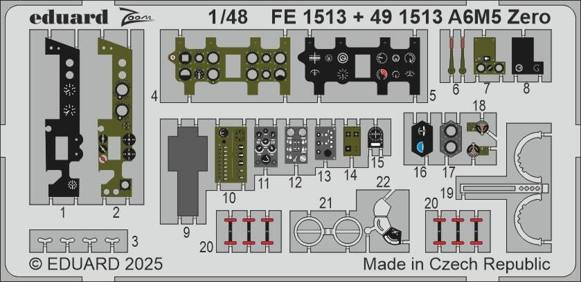 Eduard BIG49455 A6M5 Zero FINE MOLDS 1/48