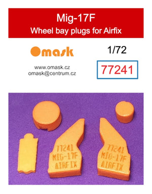 Omask 77241 Bouchons de puits de train d&amp;#39;atterrissage pour Mig-17F (pour Airfix) 1/72