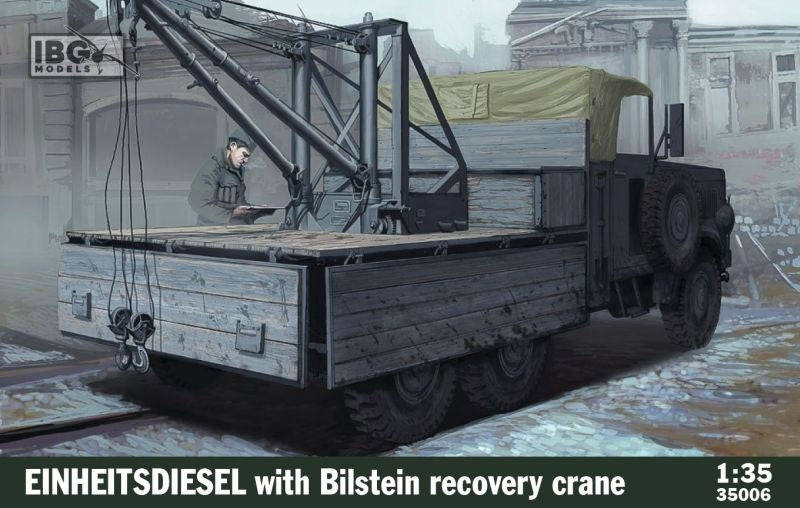 IBG 35006 Einheitsdiesel avec grue de dépannage Bilstein 1/35