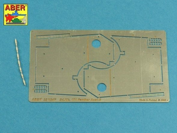 Aber 35A131 Dodatkowe przeciw lotnicze opancerzenie wieży Panter G 1/35 – zdjęcie 2