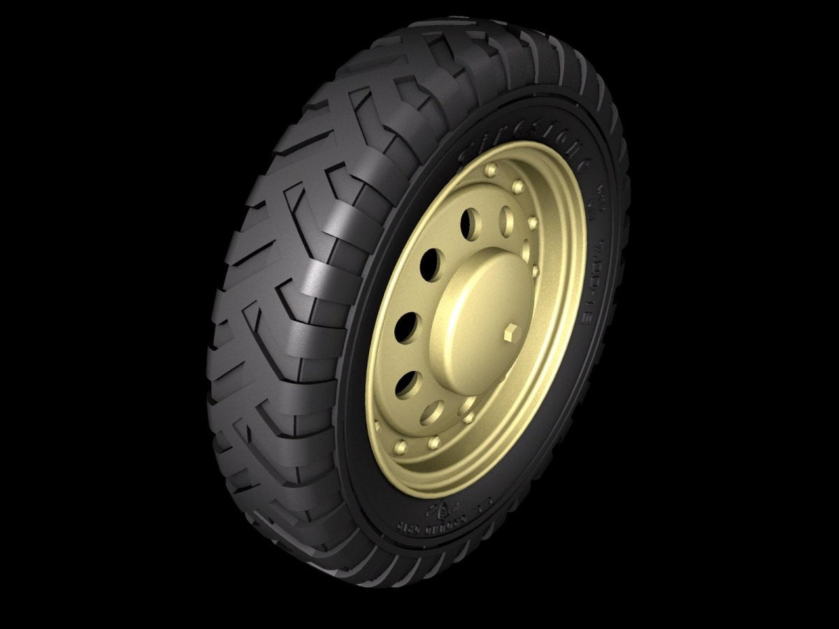 Panzer Art RE35-603 Scout car “Dingo” road wheels (Firestone) 1/35 – Bild 2