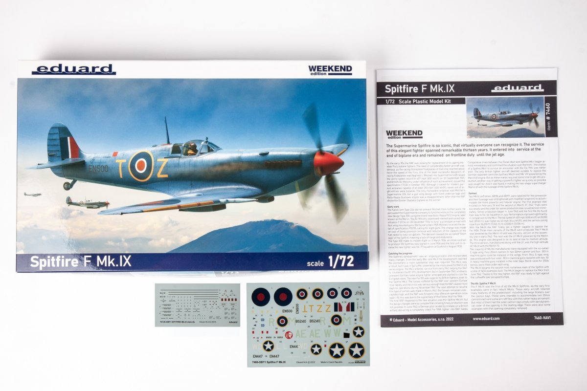 Eduard 7460 Spitfire F Mk. IX 1/72 – imagen 2