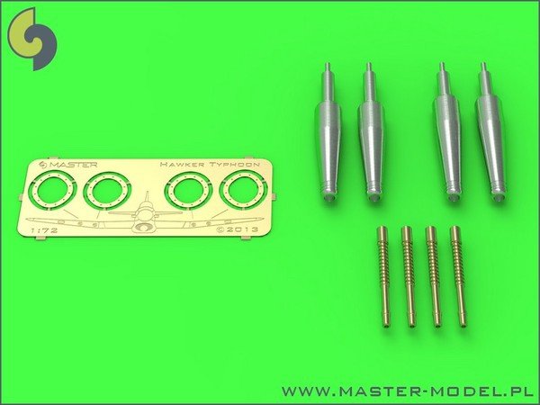 Master AM-72-064 Hawker Typhoon Mk IB early type cannons with uncovered barrels