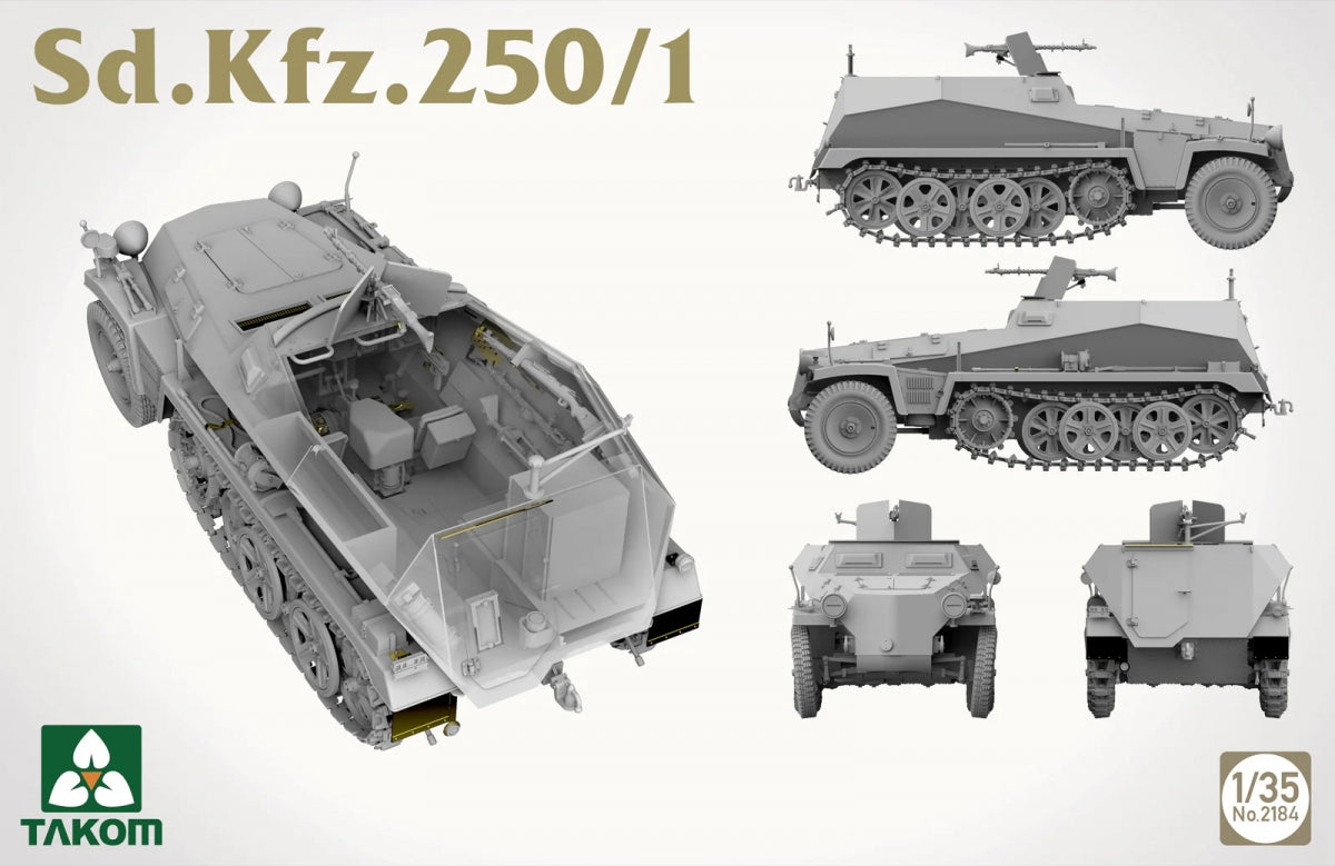 Takom 2184 Sd.Kfz.250/1 1/35 – immagine 4