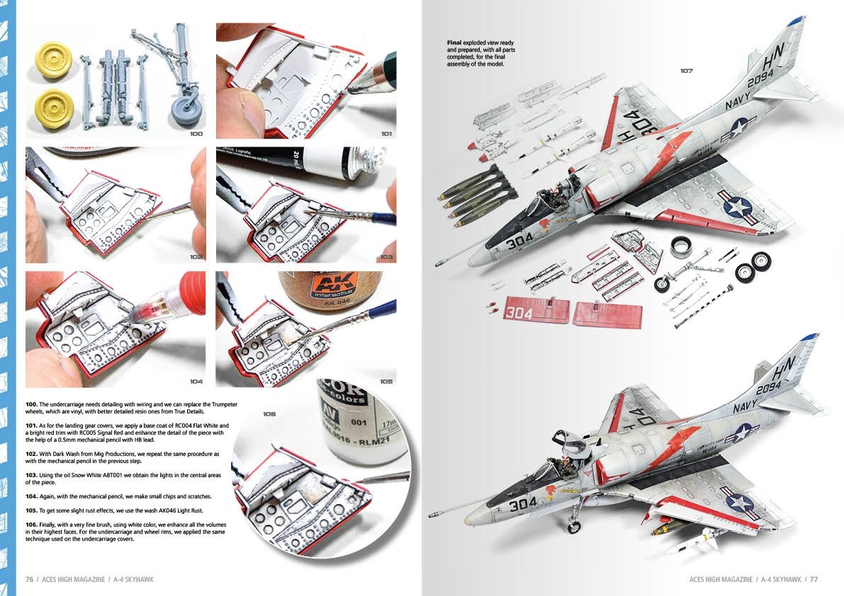 AK-Interactive AK2939 ACES HIGH MONOGRAPHIC SERIES: SKYHAWK (English / Spanish) – Bild 4