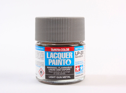 Tamiya 82120 LP-20 Light gun metal 10ml – immagine 3
