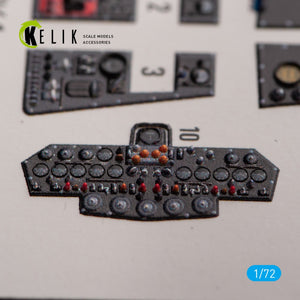 KELIK K72148 Vickers Valiant B(PR)K.1 front cockpit - interior 3D decals for Airfix kit 1/72 – immagine 3